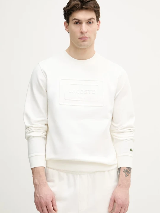 Zdjęcie produktu Lacoste bluza męska bawełniana biały