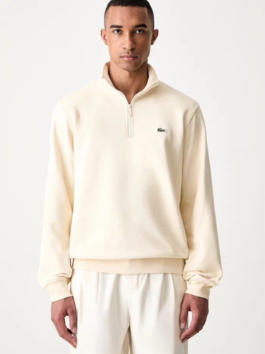 Zdjęcie produktu Lacoste bluza męska bawełniana beżowy