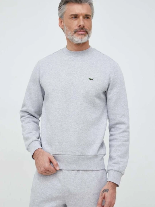 Zdjęcie produktu Lacoste bluza męska z bawełną szary