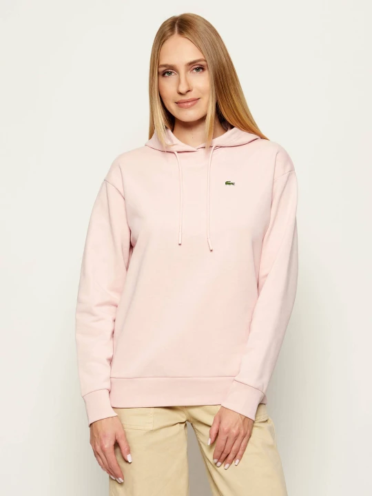 Zdjęcie produktu Lacoste Bluza | Oversize fit pudrowy róż