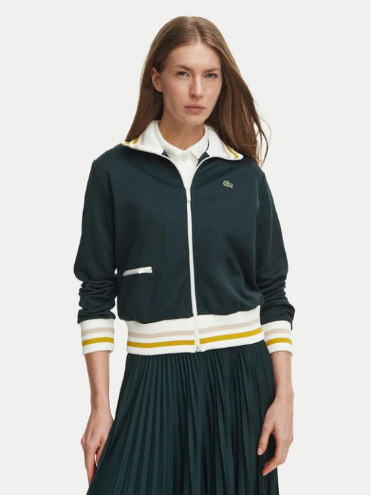 Zdjęcie produktu Lacoste Bluza SF5252 Zielony ciemny Regular Fit
