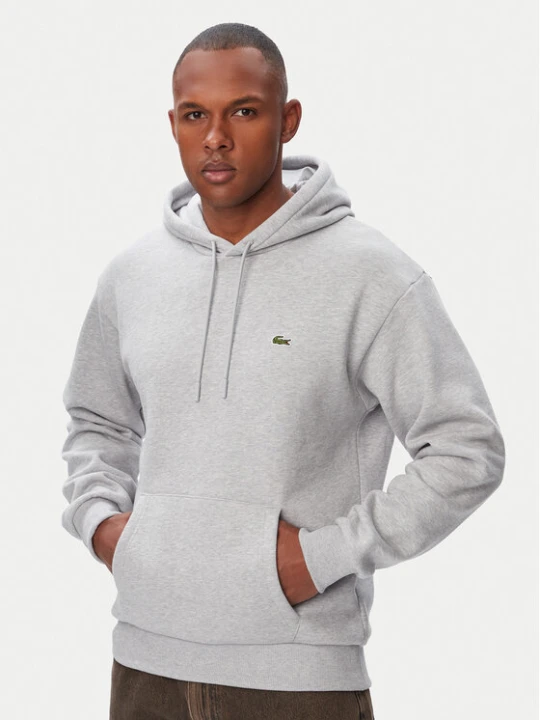 Zdjęcie produktu Lacoste Bluza SH8863 Szary jasny Relaxed Fit