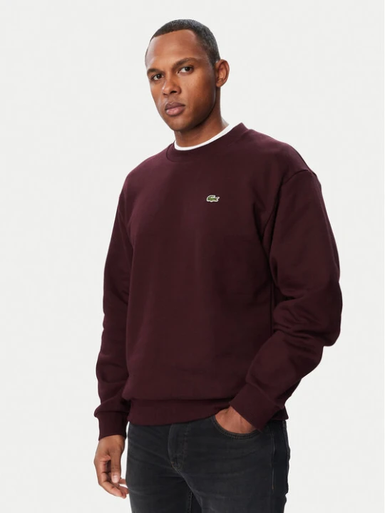 Zdjęcie produktu Lacoste Bluza SH8868 Brązowy ciemny Regular Fit