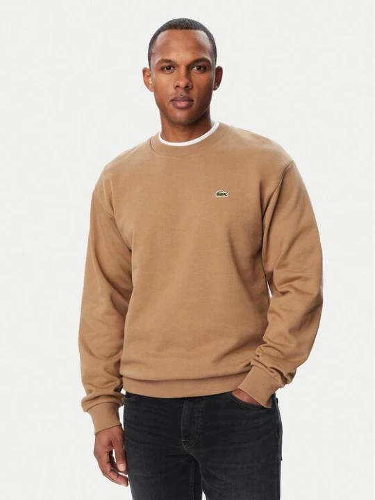 Zdjęcie produktu Lacoste Bluza SH8868 Brązowy jasny Regular Fit