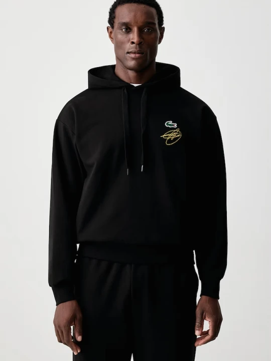 Zdjęcie produktu Lacoste bluza z kapturem męska czarny