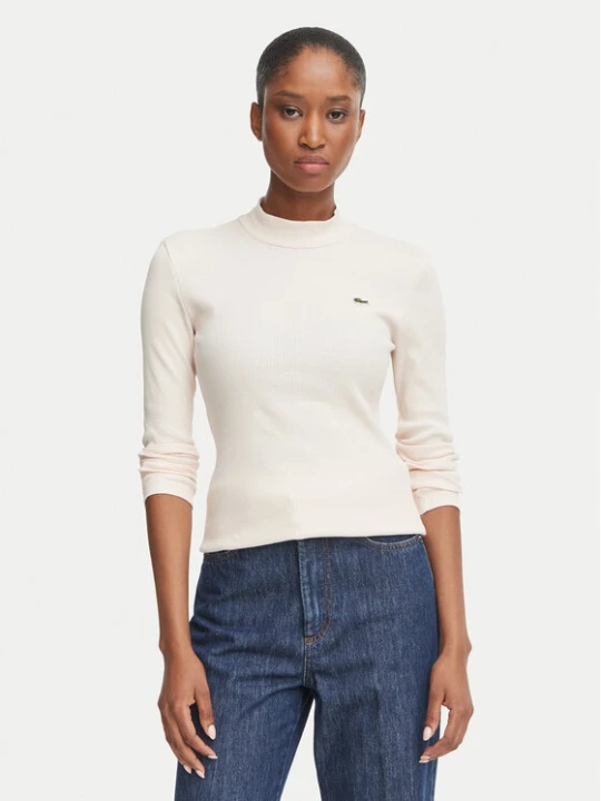 Zdjęcie produktu Lacoste Bluzka TF3164 Różowy jasny Slim Fit