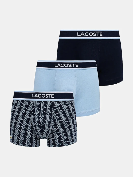 Zdjęcie produktu Lacoste bokserki 3-pack niebieski