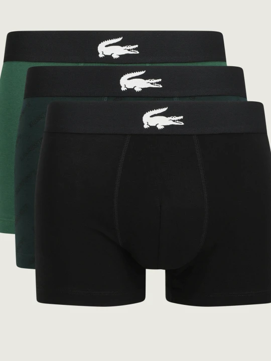 Zdjęcie produktu Lacoste Bokserki 3-pack butelkowa zieleń