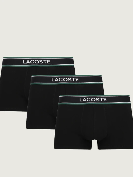 Zdjęcie produktu Lacoste Bokserki 3-pack czarny