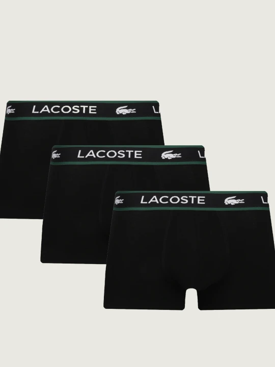 Zdjęcie produktu Lacoste Bokserki 3-pack czarny