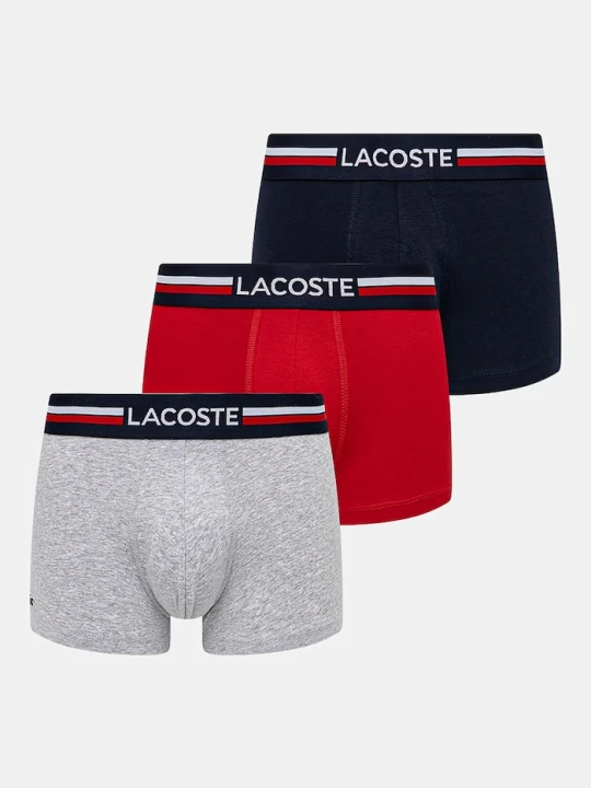 Zdjęcie produktu Lacoste bokserki 3-pack granatowy