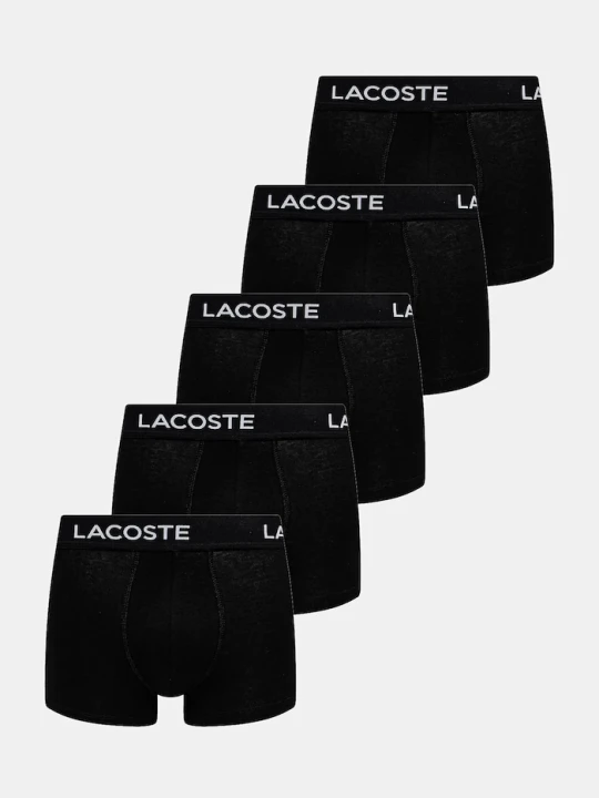 Zdjęcie produktu Lacoste bokserki 5-pack czarny