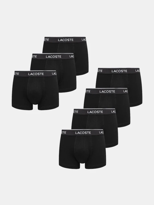 Zdjęcie produktu Lacoste bokserki 7-pack czarny