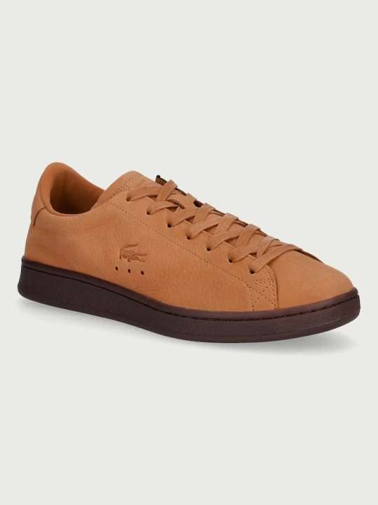 Zdjęcie produktu Lacoste Carnaby Set Sneakers sneakersy męskie nubukowe brązowy