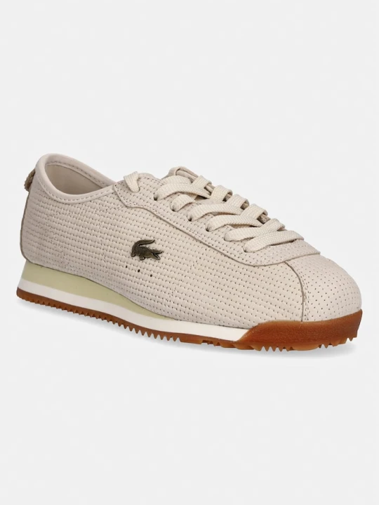 Zdjęcie produktu Lacoste Club-Low Sneakers Summer Formal Pack sneakersy damskie skórzane beżowy