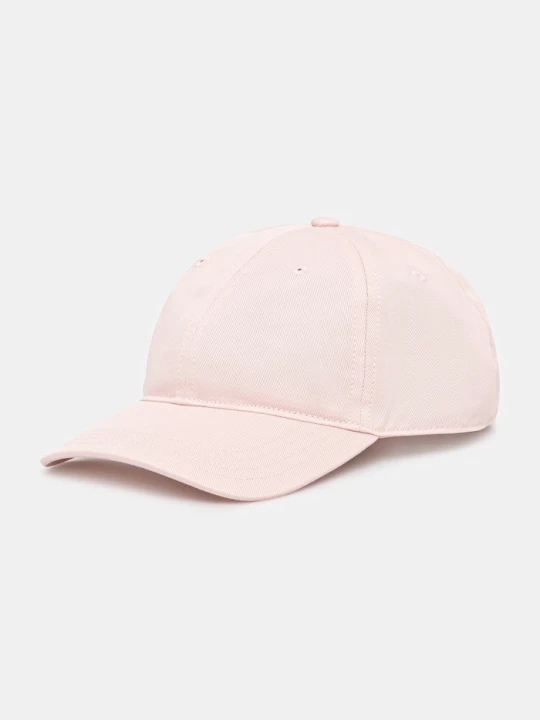 Zdjęcie produktu Lacoste czapka bejsbolówka bawełniana różowy