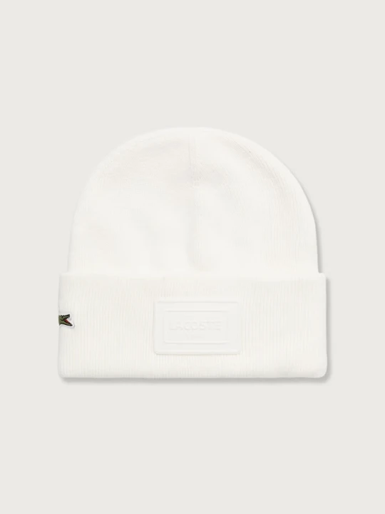 Zdjęcie produktu Lacoste czapka z bawełną biały