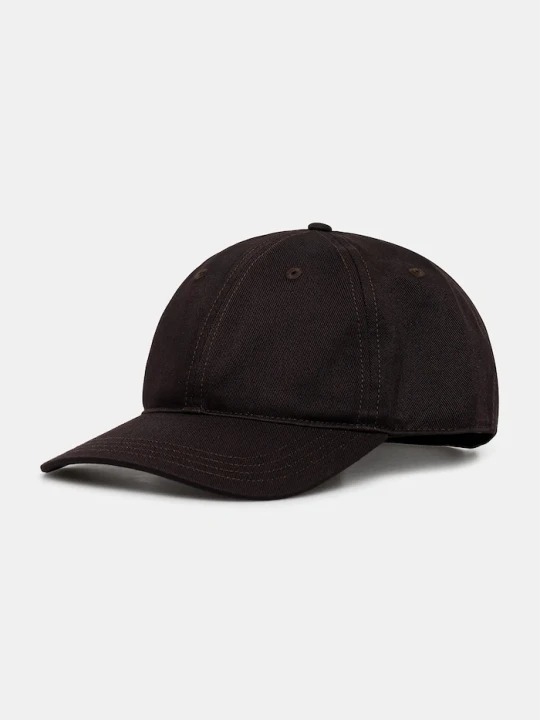 Zdjęcie produktu Lacoste czapka bejsbolówka bawełniana brązowy