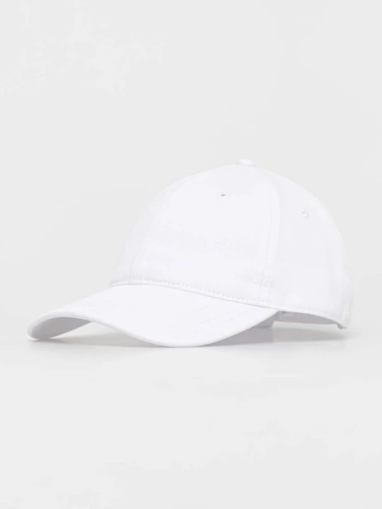 Zdjęcie produktu Lacoste czapka bejsbolówka bawełniana biały
