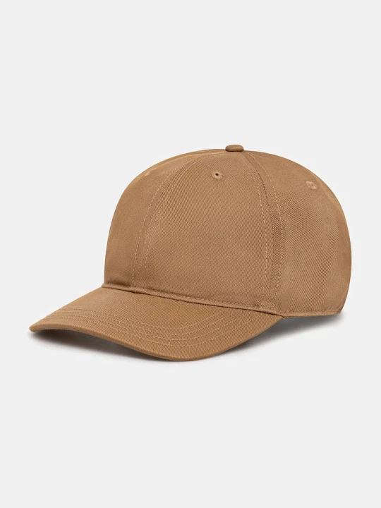 Zdjęcie produktu Lacoste czapka baseballowa bawełniana brązowy
