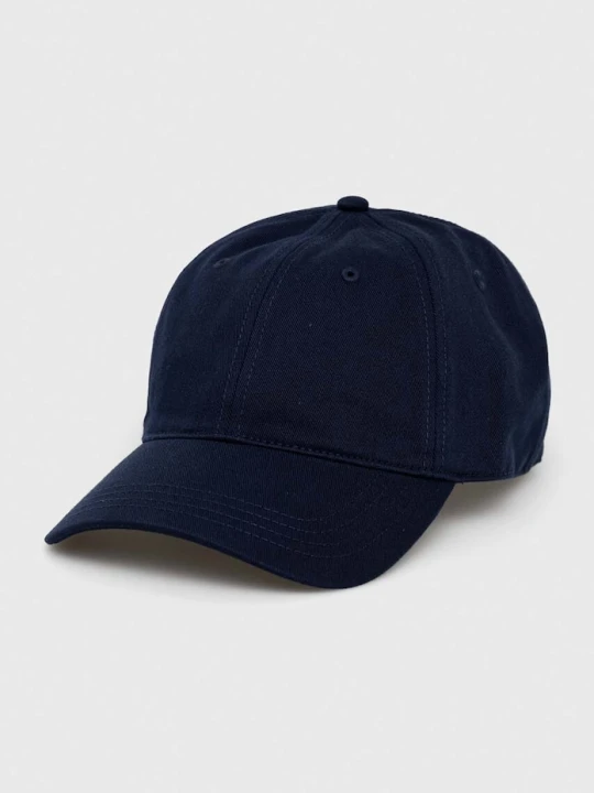 Zdjęcie produktu Lacoste Czapka z daszkiem bawełniana granatowy