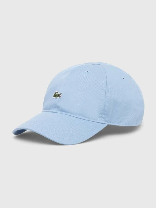 Zdjęcie produktu Lacoste czapka z daszkiem bawełniana niebieski