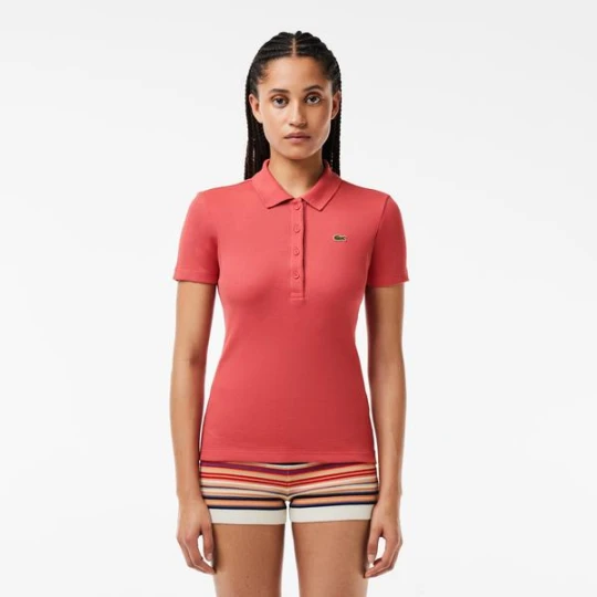 Zdjęcie produktu Lacoste damska koszulka polo z bawełny organicznej Slim Fit