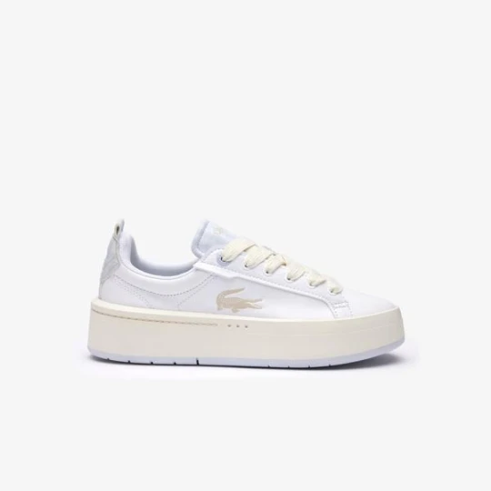 Zdjęcie produktu Lacoste Damskie skórzane buty sportowe Carnaby Platform z monogramem