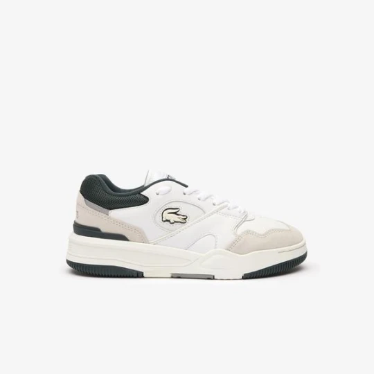 Zdjęcie produktu Lacoste Damskie skórzane buty sportowe Lineshot z siatkowym kołnierzem