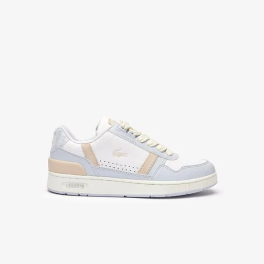 Zdjęcie produktu Lacoste Damskie skórzane buty sportowe T-Clip z Monogramem