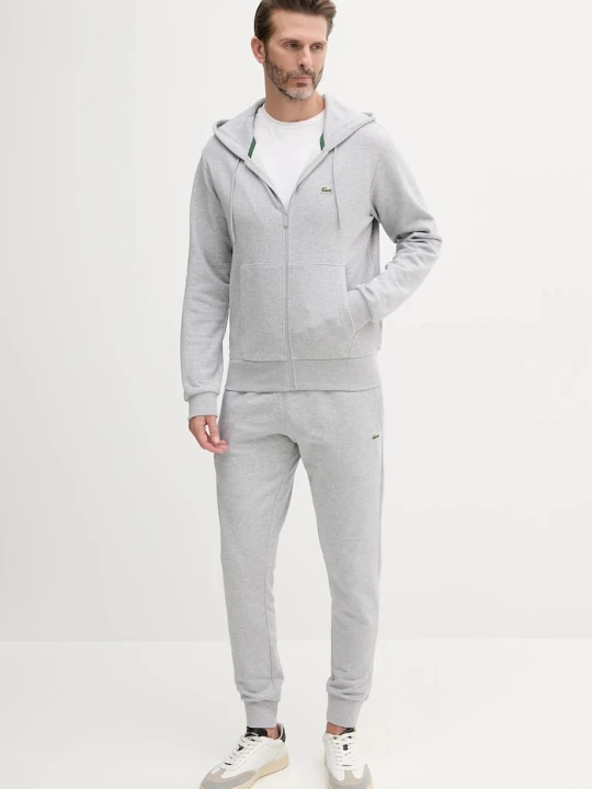 Zdjęcie produktu Lacoste komplet dresowy męski z bawełną szary