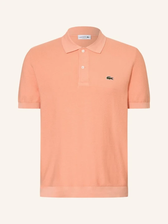 Zdjęcie produktu Lacoste Dzianinowa Koszulka Polo Classic Fit orange ŁOSOSIOWY