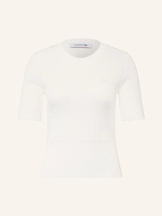 Zdjęcie produktu Lacoste Dzianinowa Koszulka weiss KREMOWY