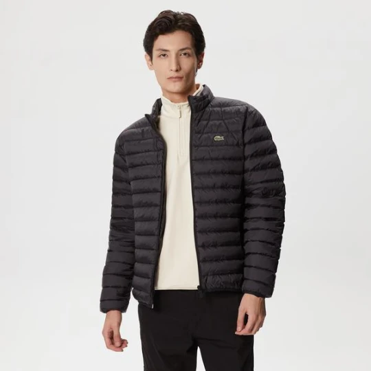 Zdjęcie produktu Lacoste Erkek Dik Yaka Kapitone Bordo Mont