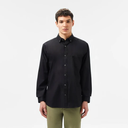 Zdjęcie produktu Lacoste Erkek Regular Fit Siyah Gömlek