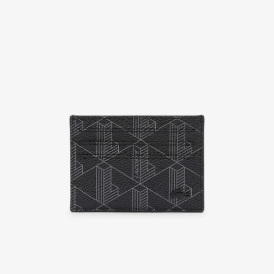 Zdjęcie produktu Lacoste Erkek The Blend Desenli Gri Cüzdan