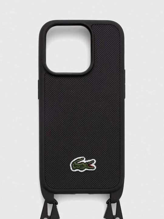 Zdjęcie produktu Lacoste etui na telefon iPhone 15 Pro 6.1" czarny