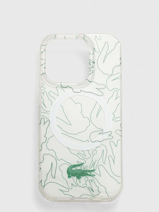 Zdjęcie produktu Lacoste etui na telefon iPhone 15 Pro 6.1" biały