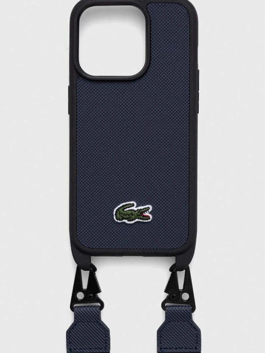 Zdjęcie produktu Lacoste etui na telefon iPhone 15 Pro 6.1" granatowy