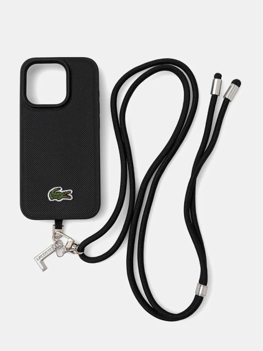 Zdjęcie produktu Lacoste etui na telefon iPhone 15 Pro czarny