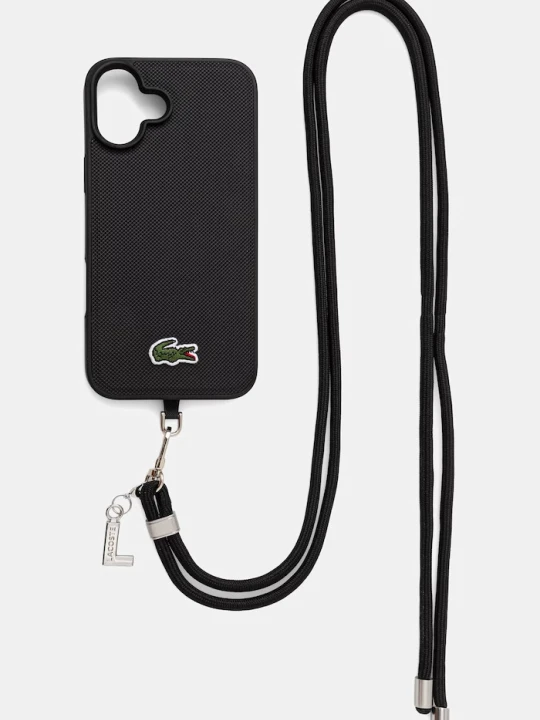 Zdjęcie produktu Lacoste etui na telefon iPhone 16 Plus czarny