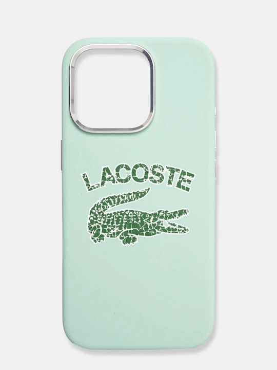 Zdjęcie produktu Lacoste etui na telefon iPhone 16 Pro 6.3 turkusowy