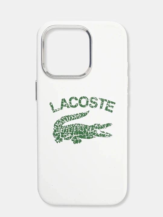 Zdjęcie produktu Lacoste etui na telefon iPhone 16 Pro 6.3 biały