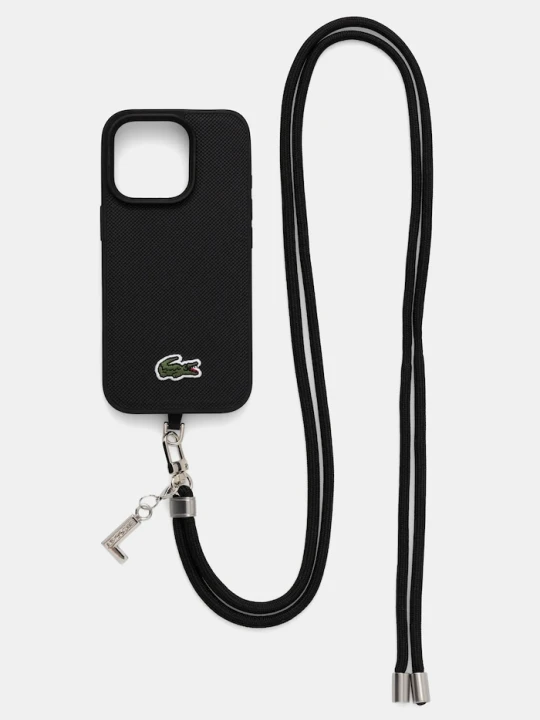 Zdjęcie produktu Lacoste etui na telefon iPhone 16 Pro czarny