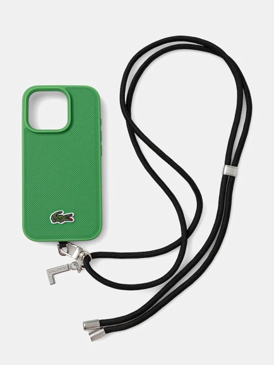 Zdjęcie produktu Lacoste etui na telefon iPhone 16 Pro zielony