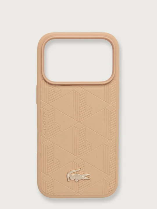 Zdjęcie produktu Lacoste etui na telefon iPhone 17 / 18 Pro beżowy