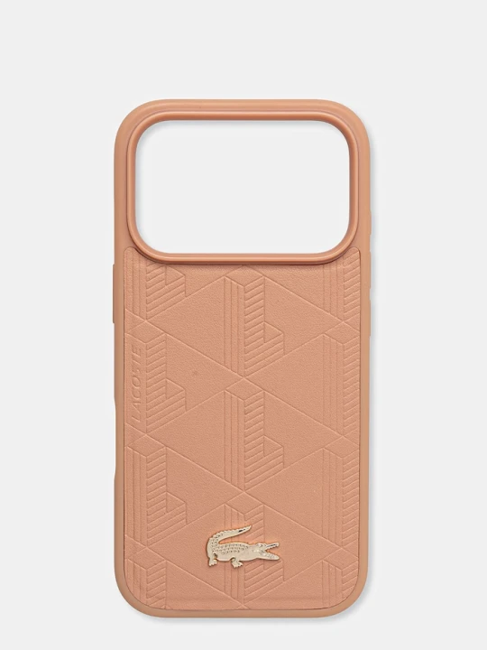 Zdjęcie produktu Lacoste etui na telefon iPhone 17 Pro pomarańczowy