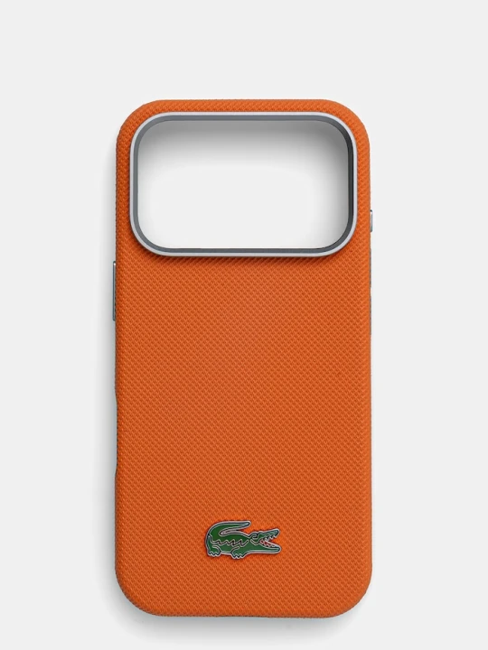 Zdjęcie produktu Lacoste etui na telefon iPhone 17 Pro pomarańczowy