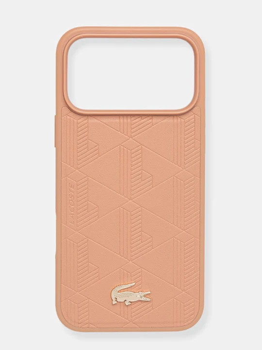 Zdjęcie produktu Lacoste etui na telefon iPhone 17 Pro Max pomarańczowy
