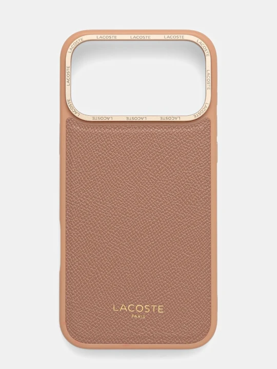 Zdjęcie produktu Lacoste etui na telefon iPhone 17 Pro Max brązowy